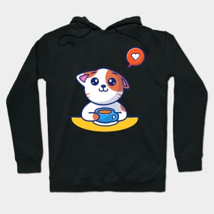 Cat and coffee Hoodie